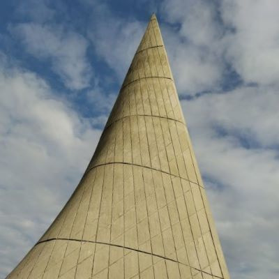 瀬戸内と中四国の名建築の一つ建築家丹下健三による若人の広場