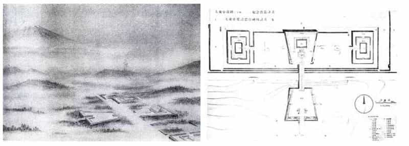 大東亜記念営造案（丹下健三）