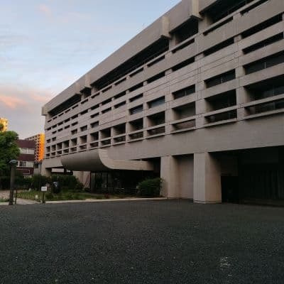 建築家丹下健三による旧倉敷市庁舎