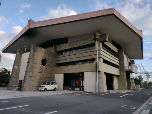 高松のモダニズム建築の一つ香川県立武道館