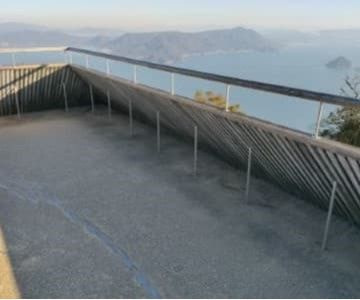 弥山展望台屋上