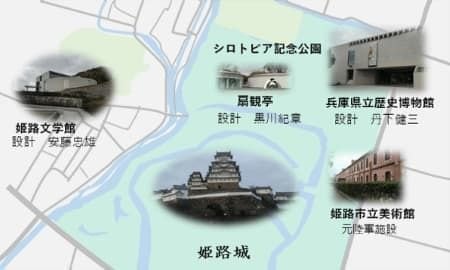 姫路城周辺概略図