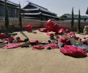 建築家永山祐子による豊島横尾館の庭