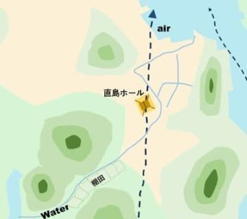 直島ホールの風の穴