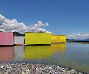 下瀬美術館の可動展示室