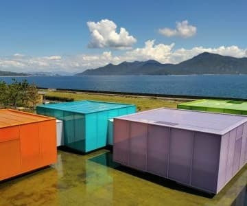 下瀬美術館の可動展示室