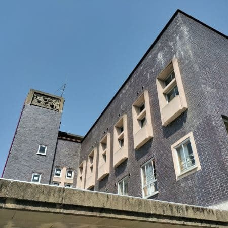 建築家村野藤吾による旧大庄村役場