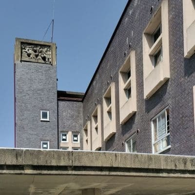 建築家村野藤吾による旧大庄村役場