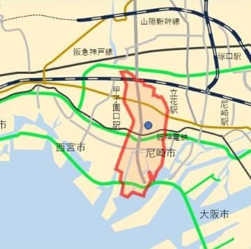 旧大庄村役場地図