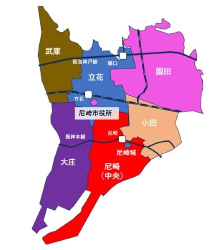 尼崎市地図