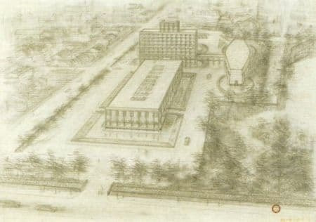 尼崎市庁舎パース