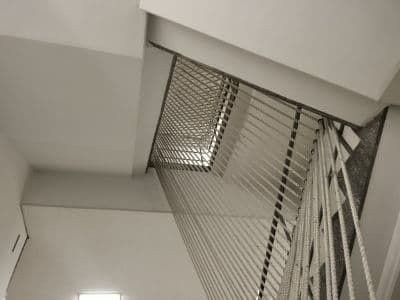 建築家村野藤吾による尼崎市庁舎南館階段