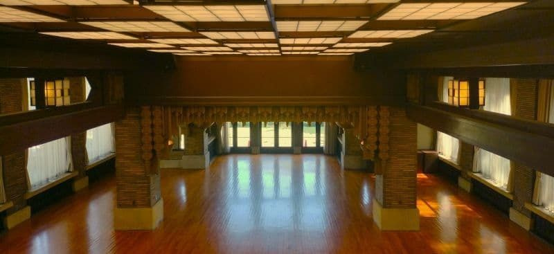 建築家遠藤新による旧甲子園ホテルバンケットホール