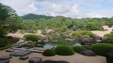 中根金作の作庭による足立美術館庭園