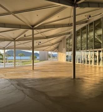 海を楽しめる香川県立アリーナ