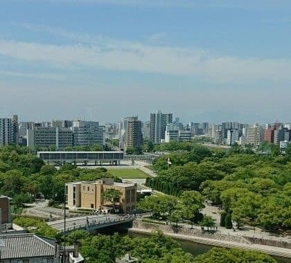 おりづるタワーから見た景色