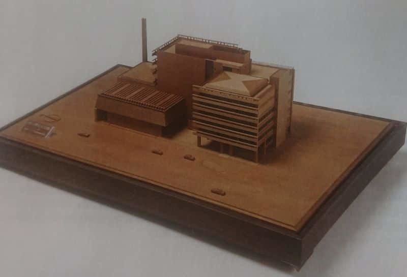 香川県文化会館模型