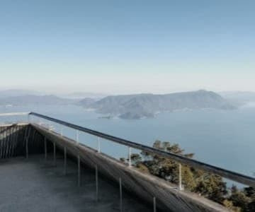 有名建築家による瀬戸内の展望台の一つ宮島弥山展望台