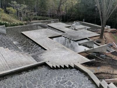 四国村ギャラリー水景庭園