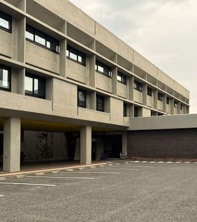 瀬戸内の名建築の一つ建築家前川國男による旧岡山総合文化センター